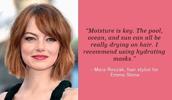 Emma Stone Moroccan Oil Intense Hydrating Mask | Beautyfeatures.ie